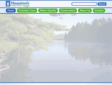 Tablet Screenshot of housatonicwater.com